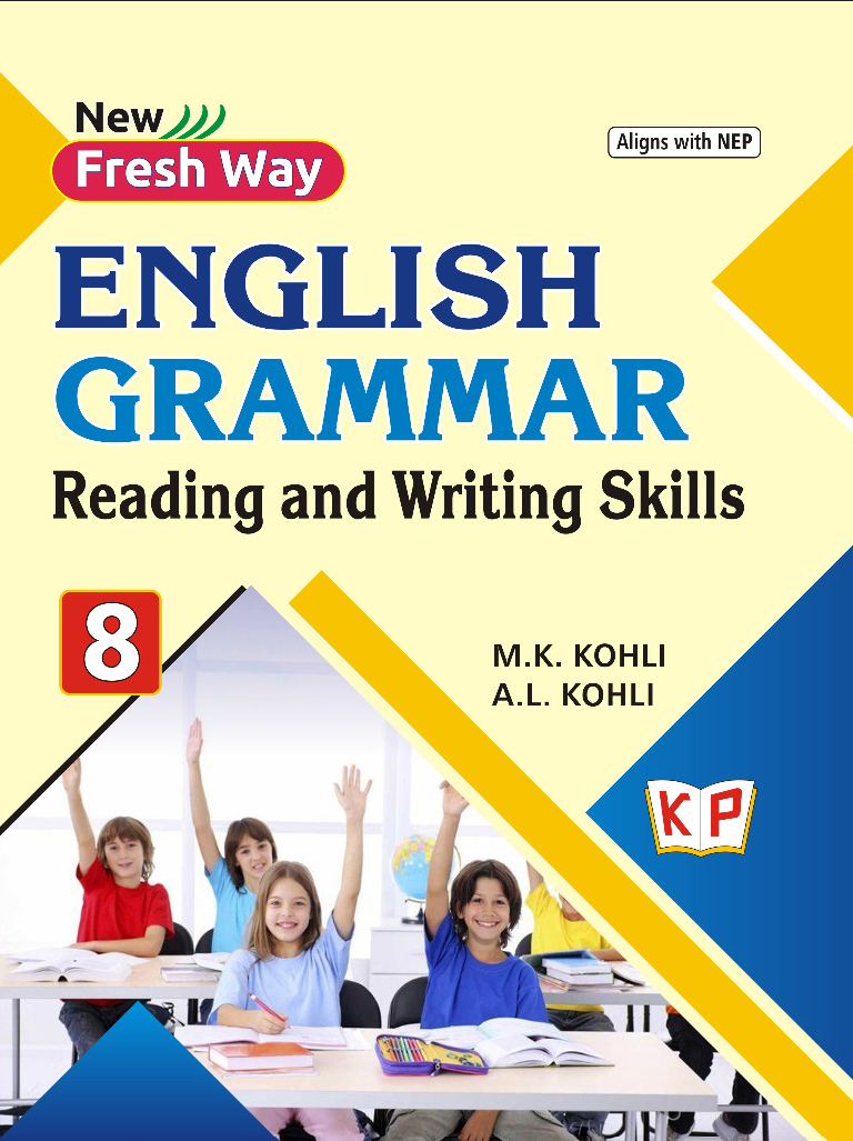 New Fresh Way English Grammar, Reading & Writing Skills — Class 8